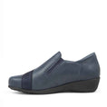 Load image into Gallery viewer, ZIERA SAGE NAVY - Women Slip On - Collective Shoes