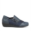 Load image into Gallery viewer, ZIERA SAGE NAVY - Women Slip On - Collective Shoes