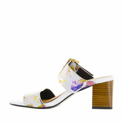 Bresley Asoto White Garden - Women Heels - Collective Shoes 