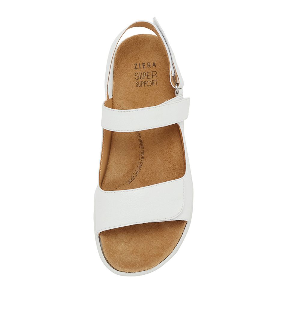 ZIERA BENJI WHITE - Women Sandals - Collective Shoes