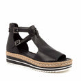 Load image into Gallery viewer, DJANGO & JULIETTE ALEXYS BLACK - Women Sandals - Collective Shoes