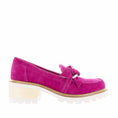 Load image into Gallery viewer, Bresley Dobbie Hot Pink - Women Loafers - Collective Shoes