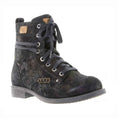 Load image into Gallery viewer, LESANSA ROSA BLACK PRINT - Women Boots - Collective Shoes