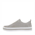 Load image into Gallery viewer, LESANSA STARK SILVER GREY Women Slip-ons - Zeke Collection