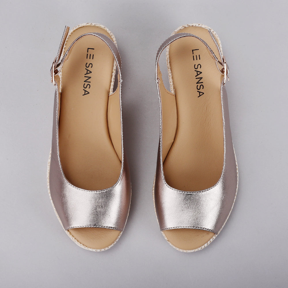 LE SANSA PETUNIA CHAMPAGNE - Women Sandals - Collective Shoes 