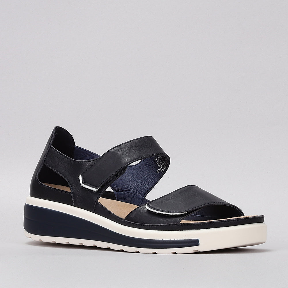 NAKED ARCHES HAPPY NAVY - Women Sandals - Collective Shoes 