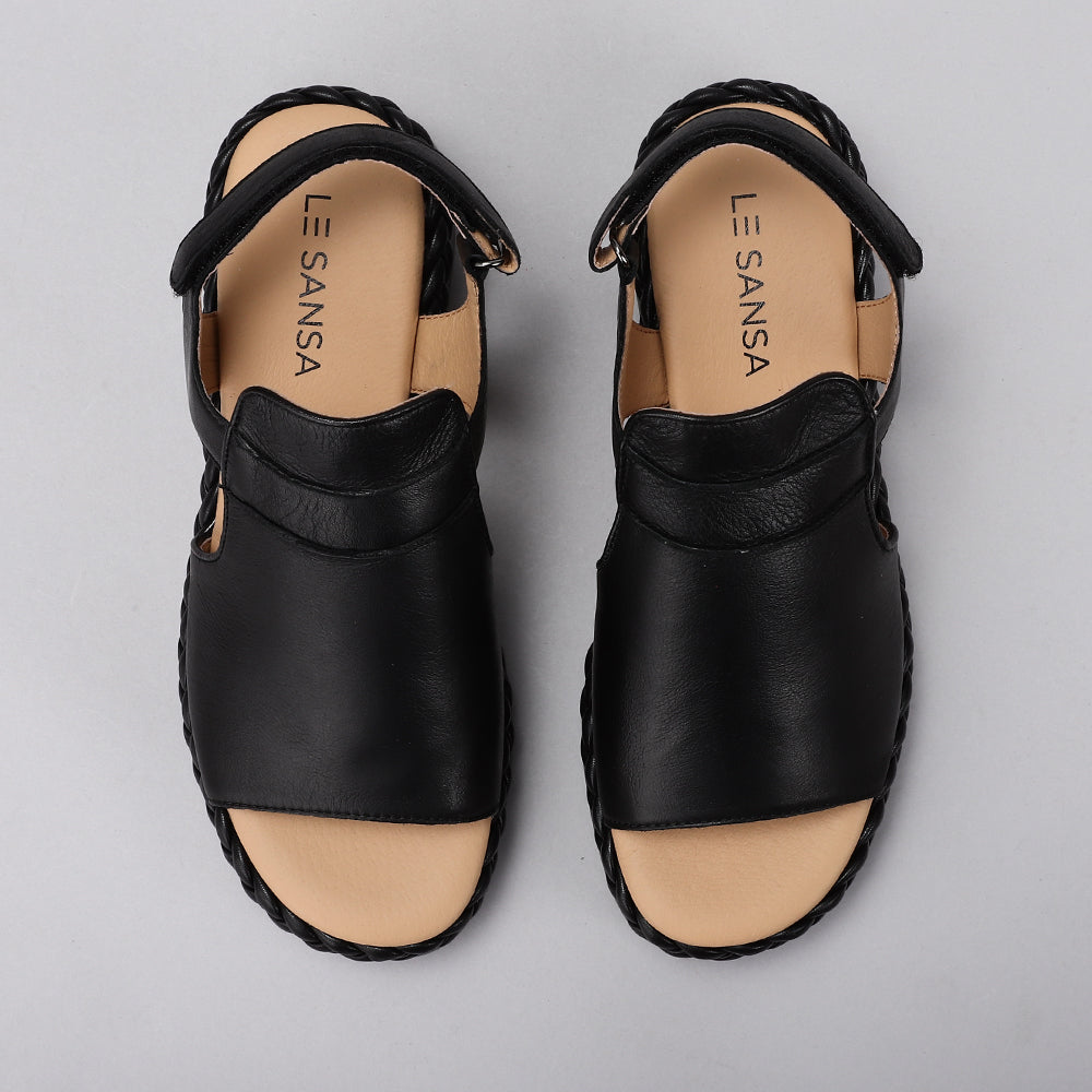 LE SANSA EMMELINE BLACK - Women Sandals - Collective Shoes 