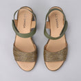 Load image into Gallery viewer, LE SANSA PILIA KHAKI - Women Sandals - Collective Shoes 
