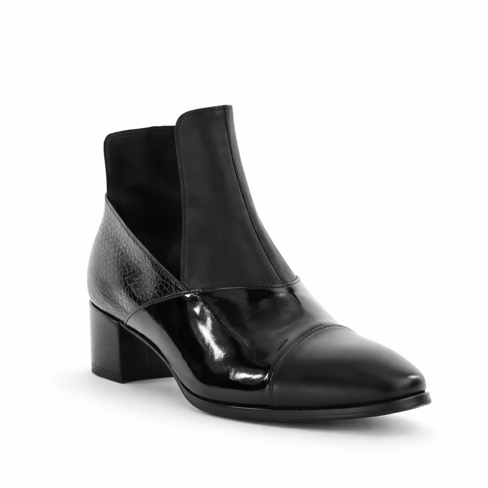 BRESLEY AWARD BLACK MIX - Women Boots - Collective Shoes 