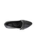 Load image into Gallery viewer, ZIERA VAMITY BLACK LEATHER - Women Heels - Collective Shoes 
