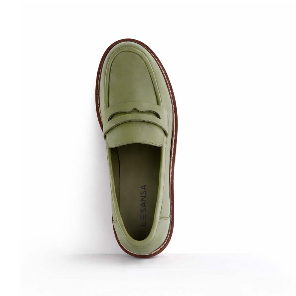LE SANSA ZOEY DARK OLIVE - Women Loafers - Collective Shoes 
