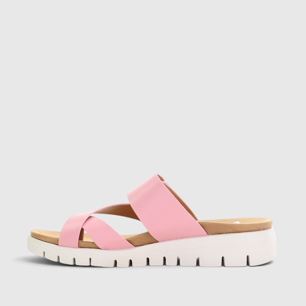CC RESORTS DOMINO BABY PINK - Women Slides - Collective Shoes 