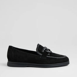 DJANGO & JULIETTE LINXEA BLACK SUEDE