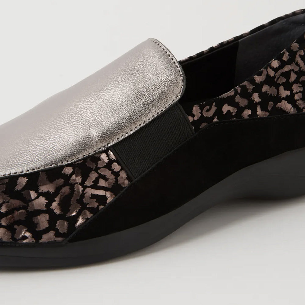 ZIERA JOKEA PEWTER MULTI - Women Loafers - Collective Shoes 