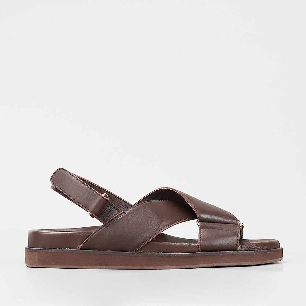 NAKED ARCHES MARLO CHOCOLATE - Women Sandals - Collective Shoes 