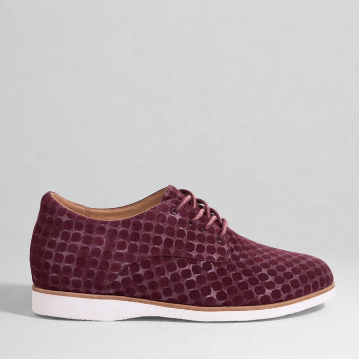 BRESLEY RISKO MAROON SPOT - Women Sneakers - Collective Shoes 