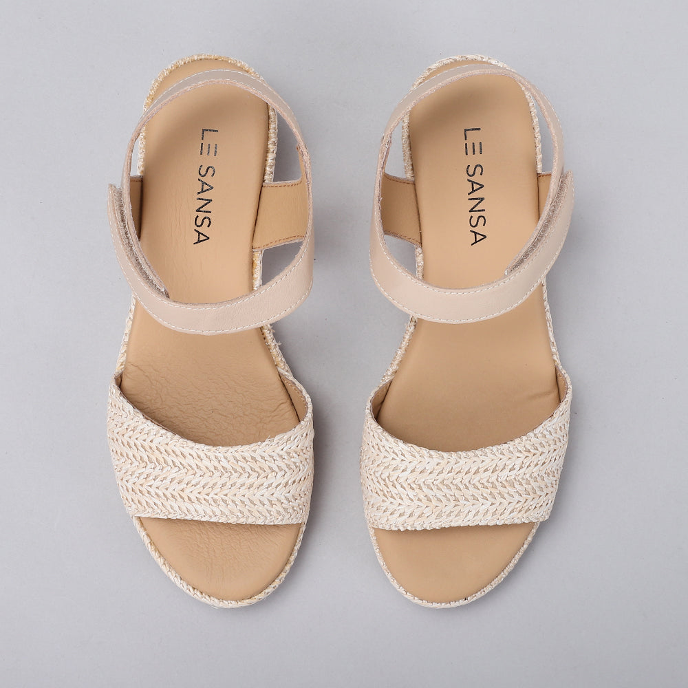 LE SANSA PILIA BEIGE - Women Sandals - Collective Shoes 