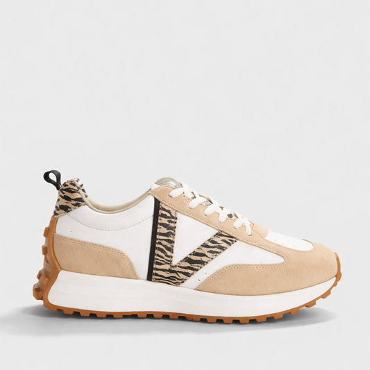 DJANGO & JULIETTE ORANGE BEIGE - Women Sneakers - Collective Shoes 