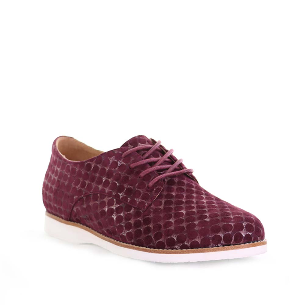 BRESLEY RISKO MAROON SPOT - Women Sneakers - Collective Shoes 