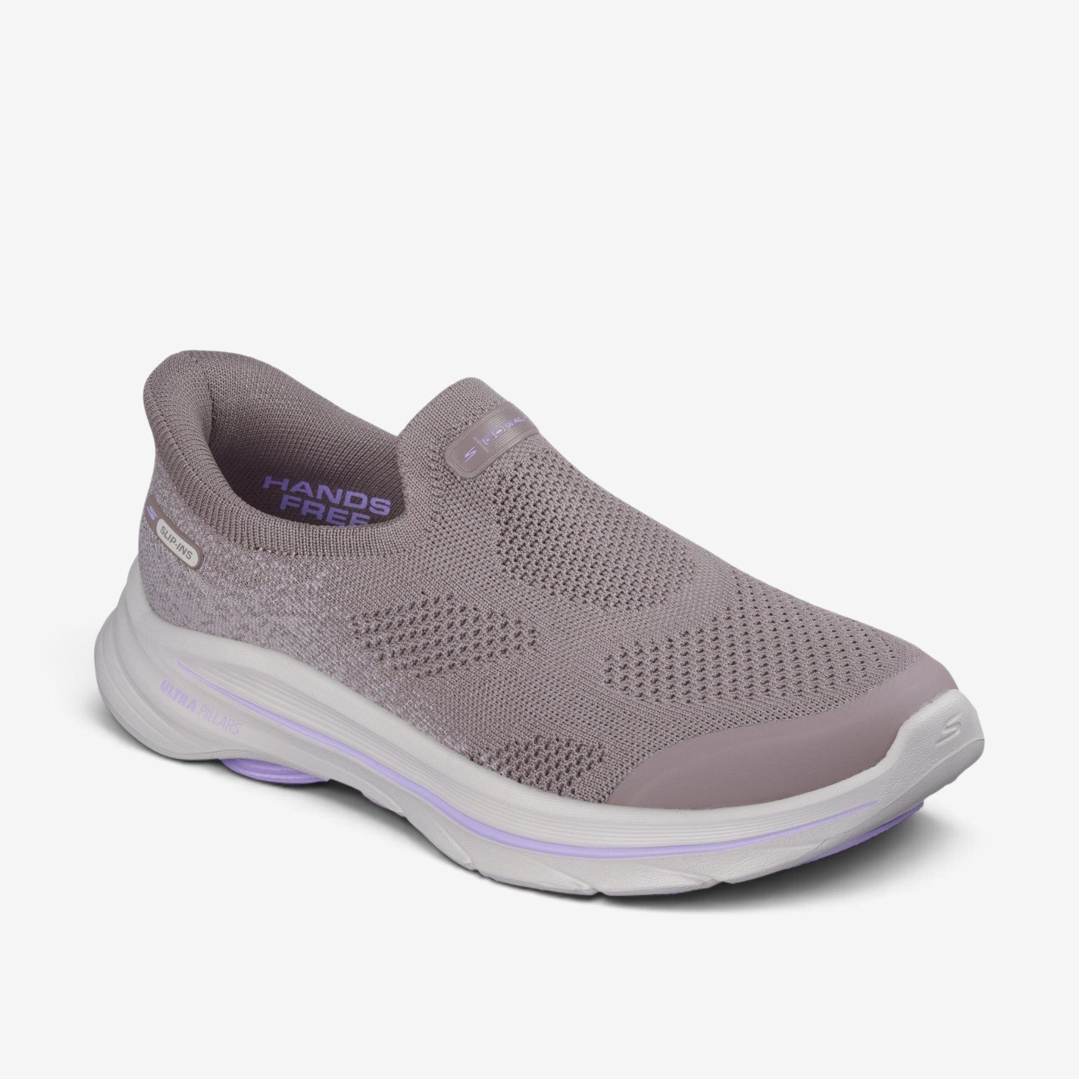 SKECHERS GO WALK 8 TAUPE LAVENDER