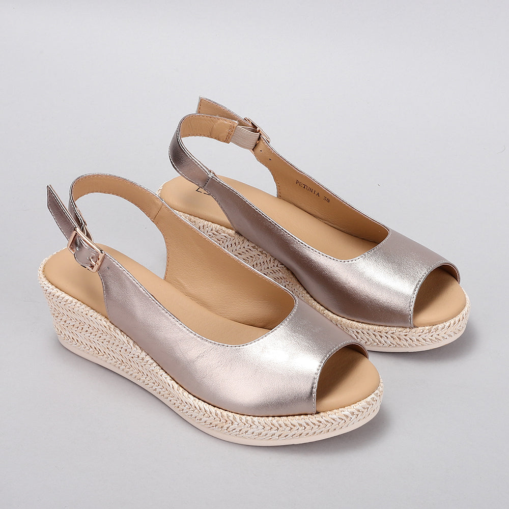 LE SANSA PETUNIA CHAMPAGNE - Women Sandals - Collective Shoes 
