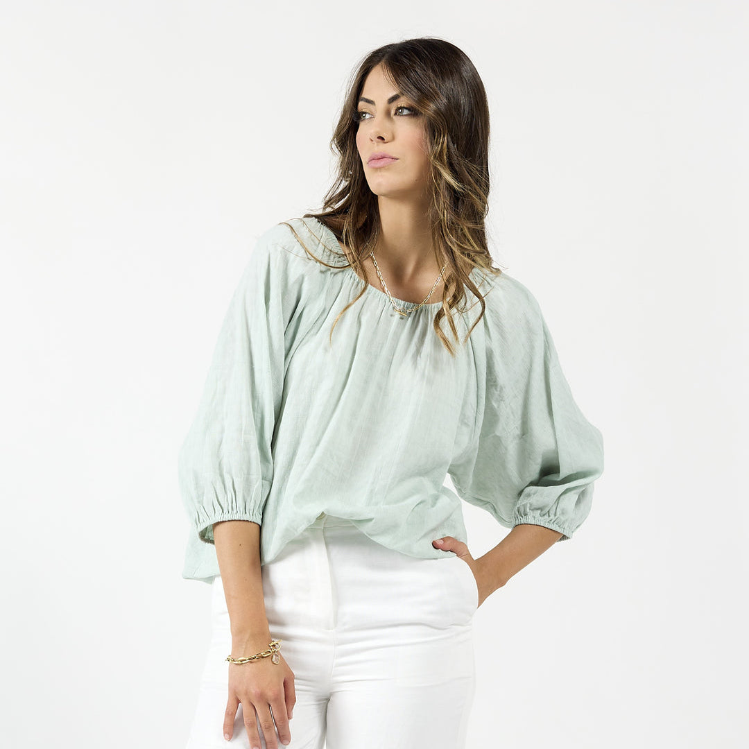 DRAMA THE LABEL MILOS TOP MINT Women Tops, Blouses, Cami's & Tee's - Zeke Collection NZ
