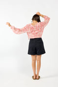 Load image into Gallery viewer, DRAMA THE LABEL THE HONOR BLOUSE PINK MARBLE
