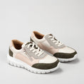 Load image into Gallery viewer, LE SANSA RYDER WHITE BLUSH GREEN - Women Sneakers - Collective Shoes 
