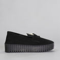 Load image into Gallery viewer, DJANGO & JULIETTE BURBANKS BLACK SUEDE - Women Loafers - Collective Shoes 
