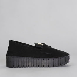 DJANGO & JULIETTE BURBANKS BLACK SUEDE - Women Loafers - Collective Shoes 