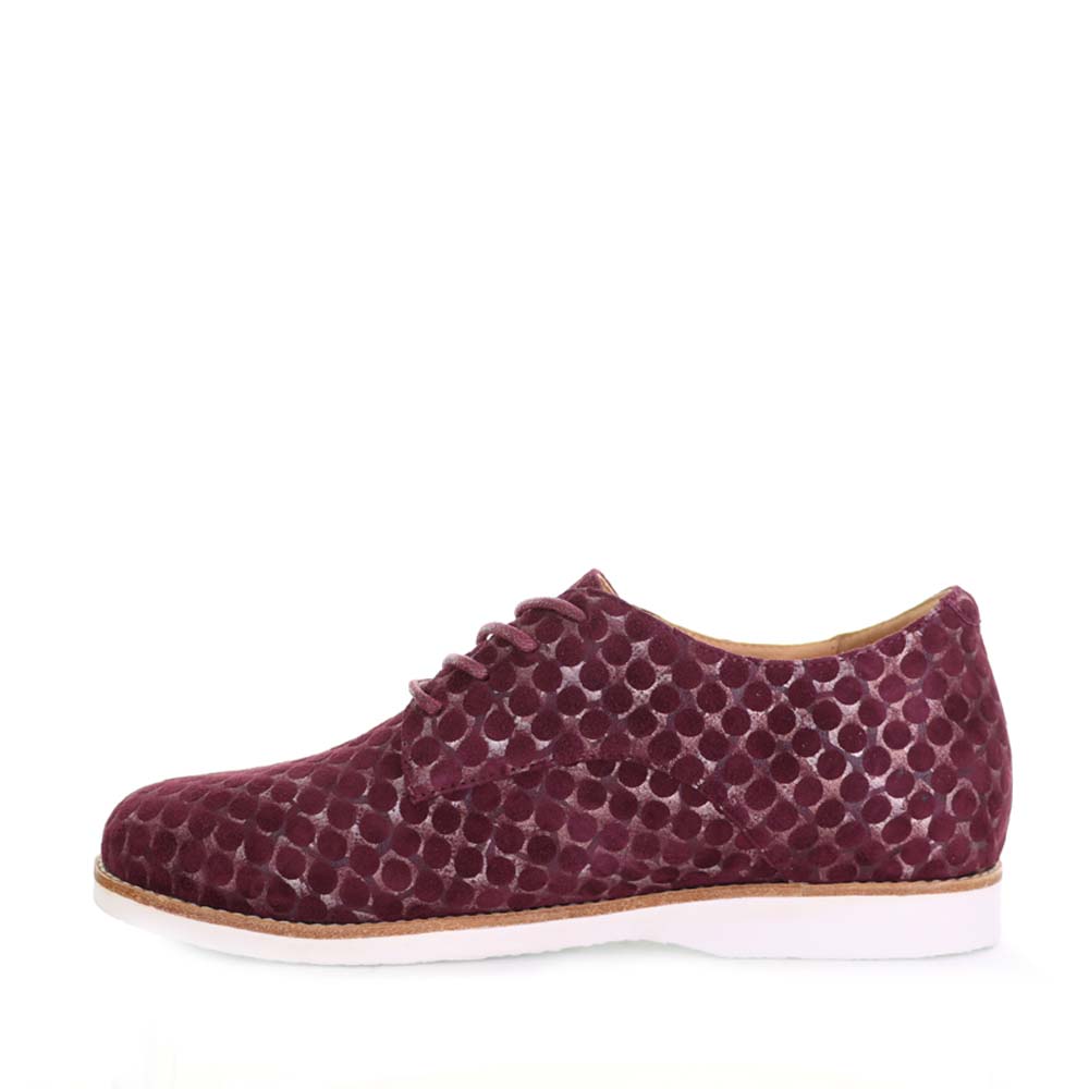 BRESLEY RISKO MAROON SPOT - Women Sneakers - Collective Shoes 