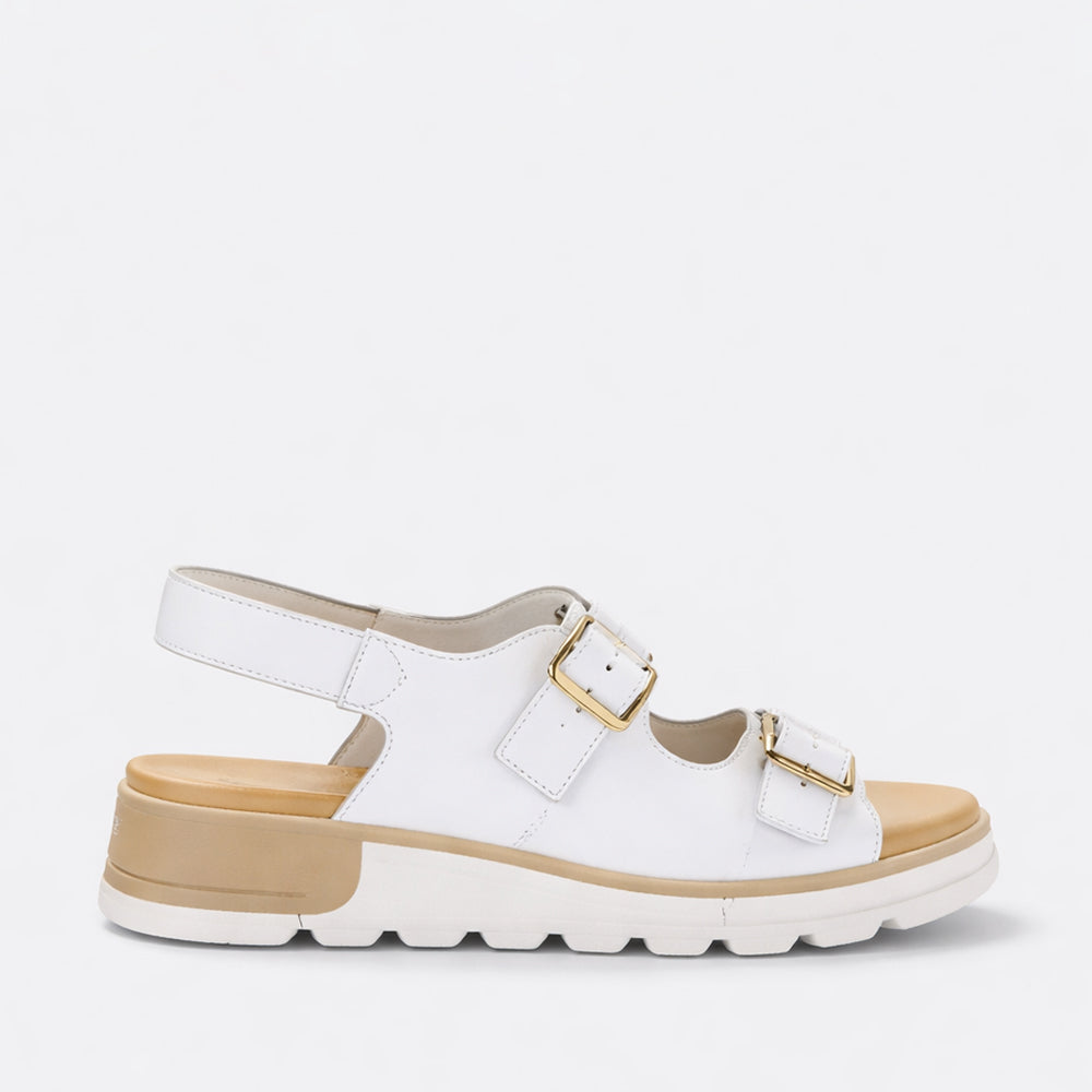 DJANGO & JULIETTE CARDA WHITE - Women Sandals - Collective Shoes 
