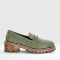Load image into Gallery viewer, LE SANSA ZOEY DARK OLIVE - Women Loafers - Collective Shoes 
