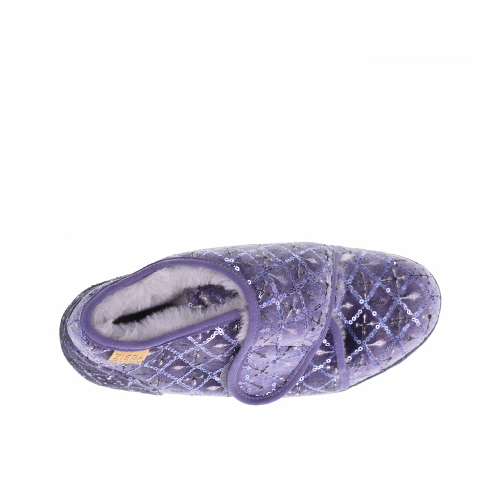 ZIERA FOFFIE GREY DIAMOND - Women slippers - Collective Shoes 