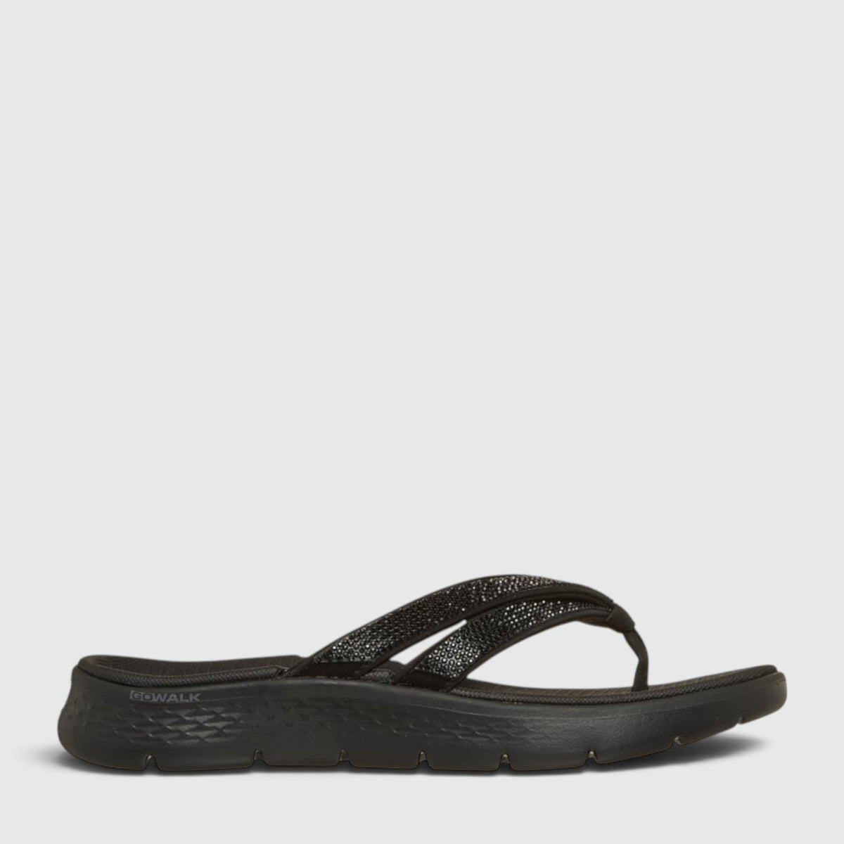 SKECHERS GO WALK FLEX SANDAL LINDSEY BLACK