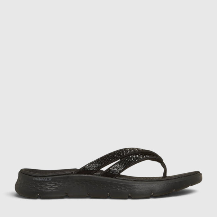 SKECHERS GO WALK FLEX SANDAL LINDSEY BLACK