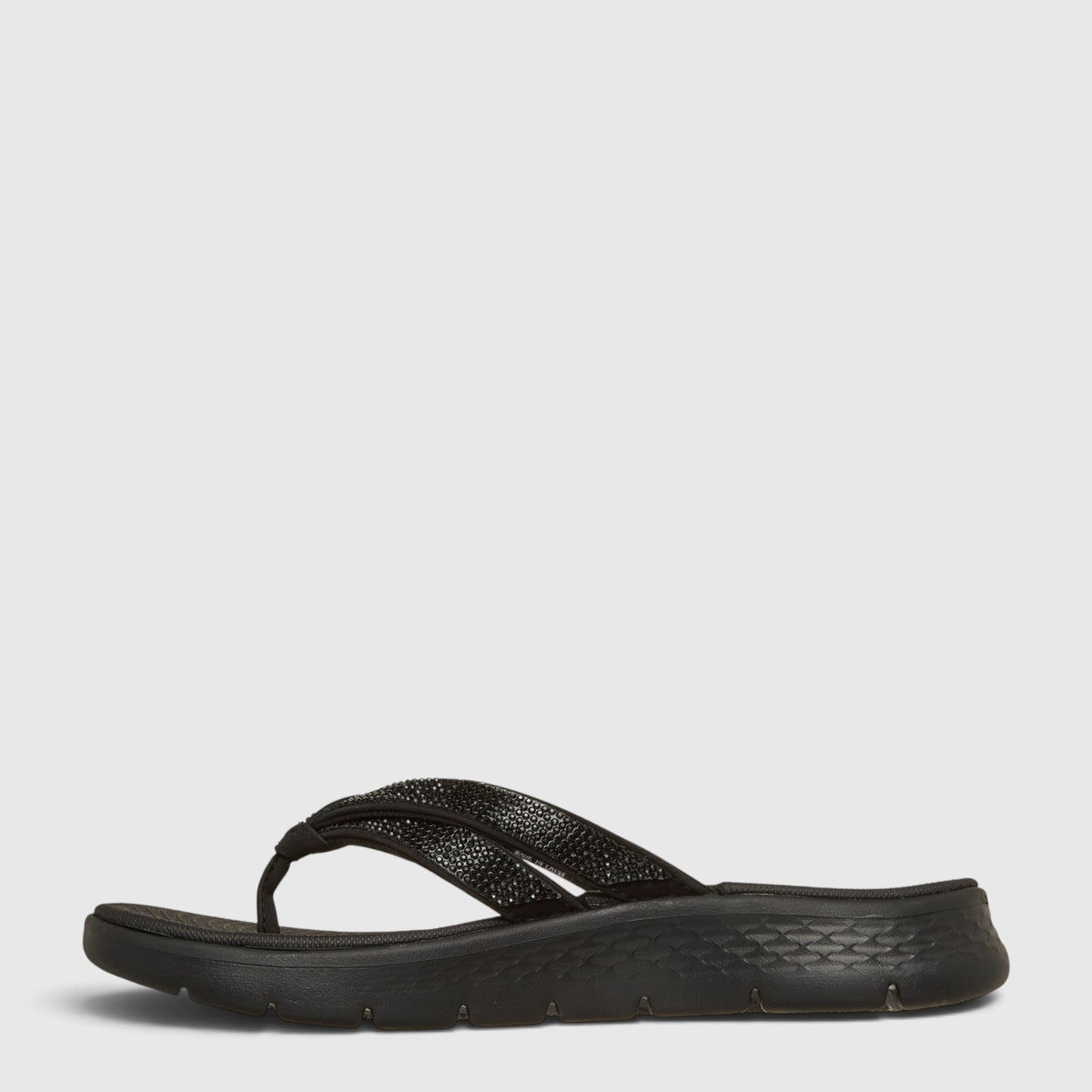 SKECHERS GO WALK FLEX SANDAL LINDSEY BLACK