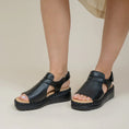 Load image into Gallery viewer, LE SANSA EMMELINE BLACK - Women Sandals - Collective Shoes 
