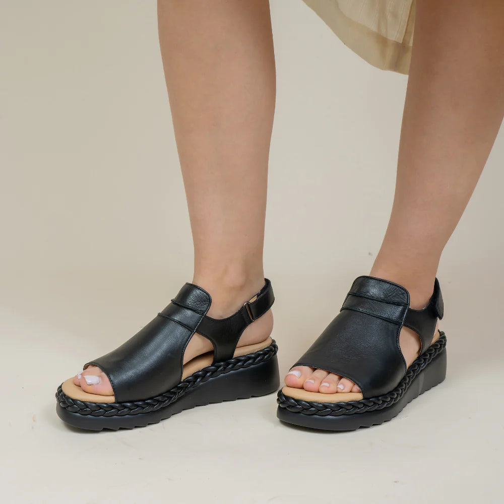 LE SANSA EMMELINE BLACK - Women Sandals - Collective Shoes 