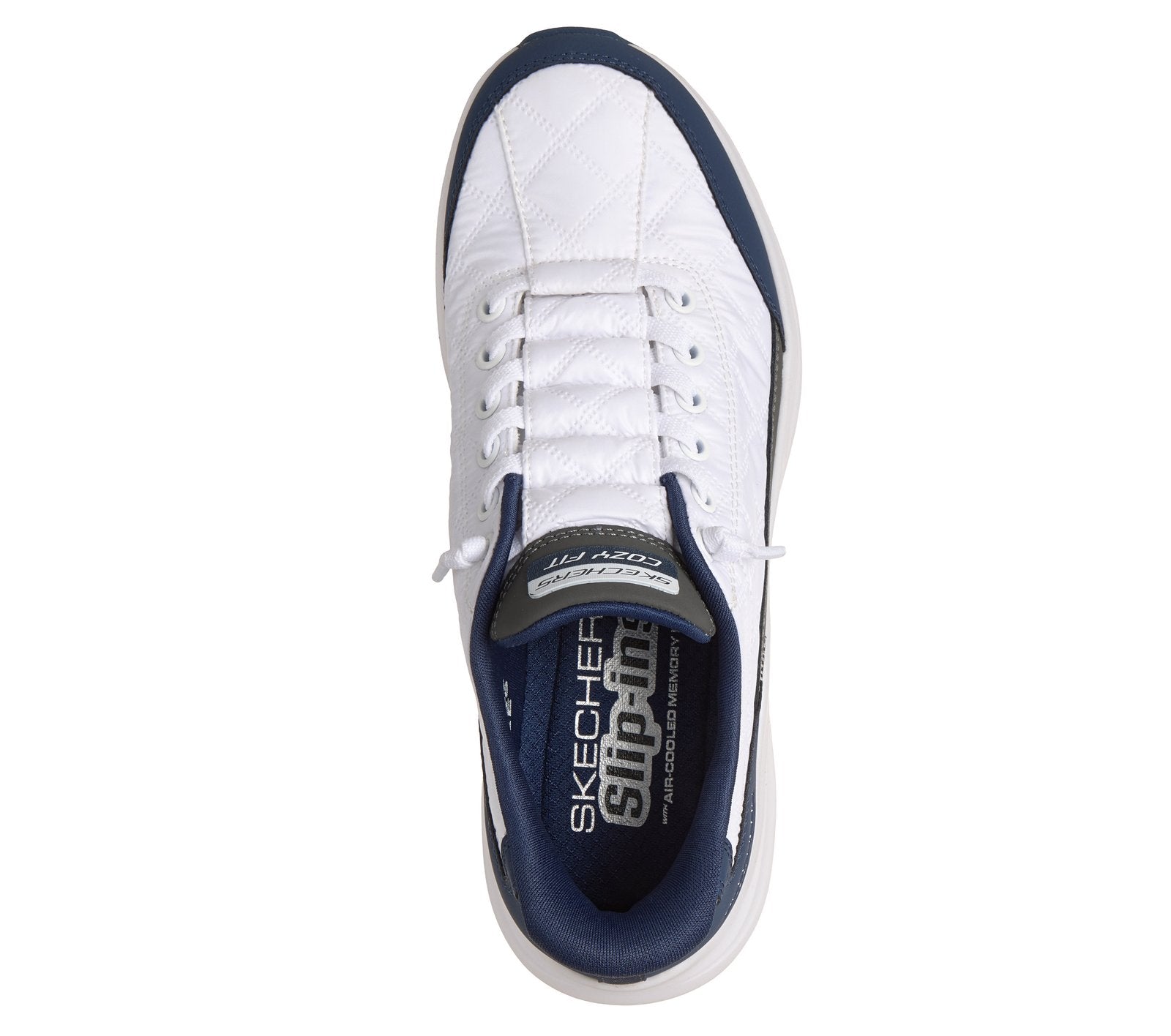 SKECHERS VAPOR FORM WHITE NAVY - Women Sneakers - Collective Shoes 