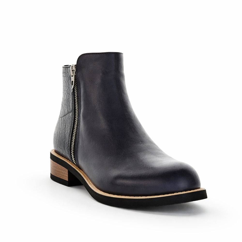 BRESLEY DUNGEON INKY CROC - Women Boots - Collective Shoes 