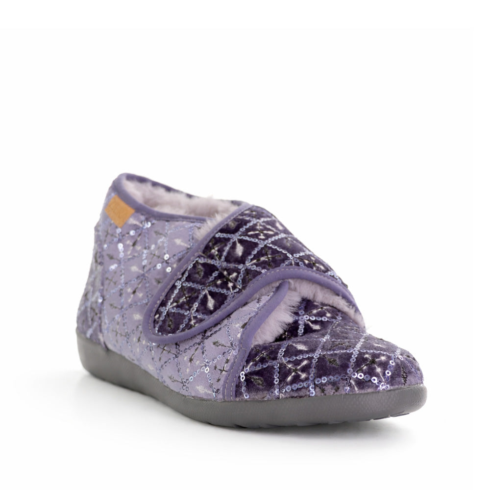 ZIERA FOFFIE GREY DIAMOND - Women slippers - Collective Shoes 