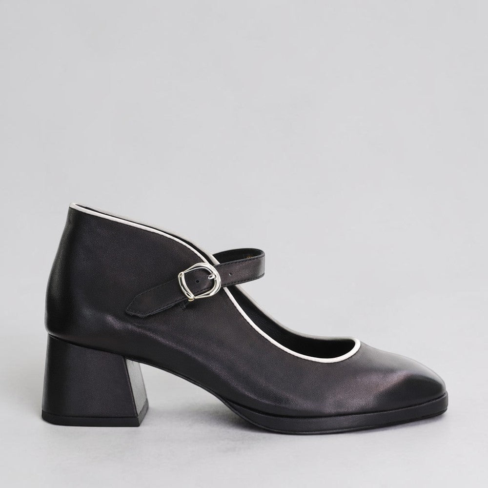 BRESLEY PODIUM BLACK - Women Heels - Collective Shoes 