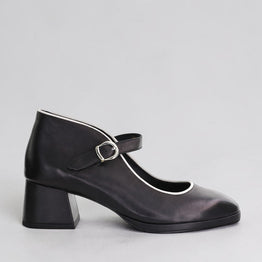 BRESLEY PODIUM BLACK - Women Heels - Collective Shoes 