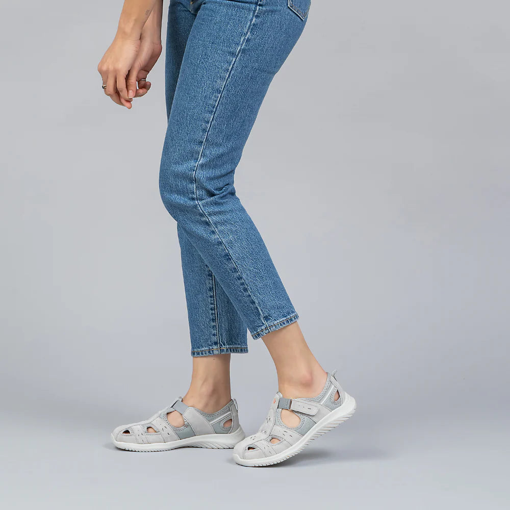 CC RESORTS BERNICE LT GREY - Women Flats - Collective Shoes 