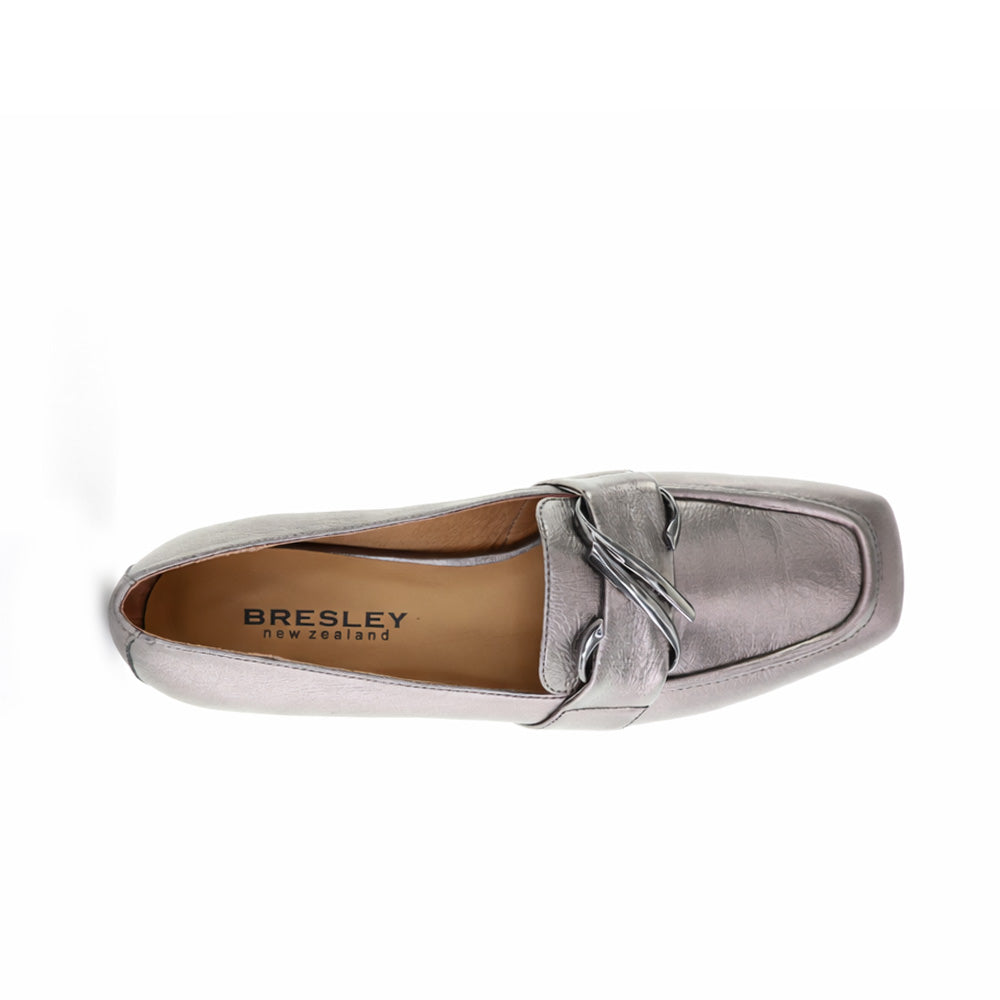 BRESLEY SINAMON PEWTER - Women Loafers - Collective Shoes 