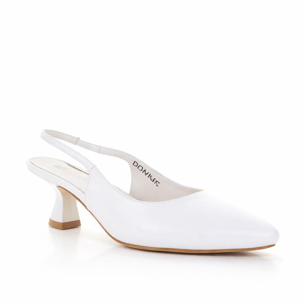 DJANGO & JULIETTE DOMINA WHITE - Women Heels - Collective Shoes 