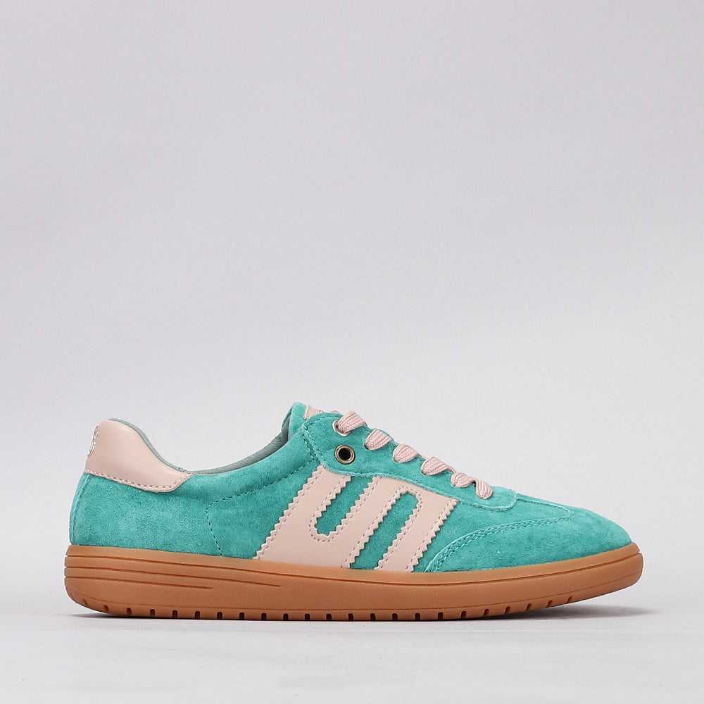 LE SANSA JUNO PINE GREEN / TAUPE - Women Sneakers - Collective Shoes 