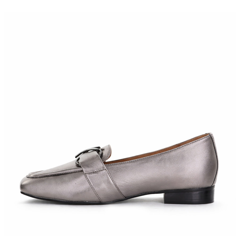 BRESLEY SINAMON PEWTER - Women Loafers - Collective Shoes 