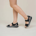 Load image into Gallery viewer, NAKED ARCHES HAPPY BLACK - Women Sandals - Collective Shoes 
